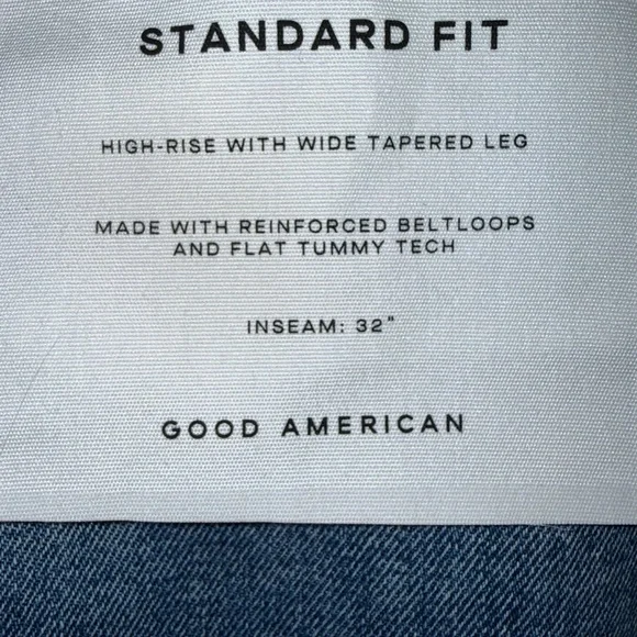 Good American Brand New Barrel Relaxed High Waisted Jeans - Picture 7 of 16
